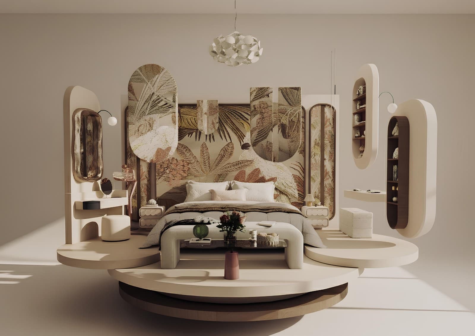 Furniture as Architecture, Interiors · Custom furniture by Elmassri Group, Amman